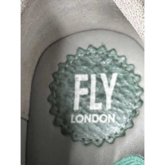 Fly London Bump Womens Green Platform Leather‎ Sneaker Size EU37 US7 M - Picture 12 of 13